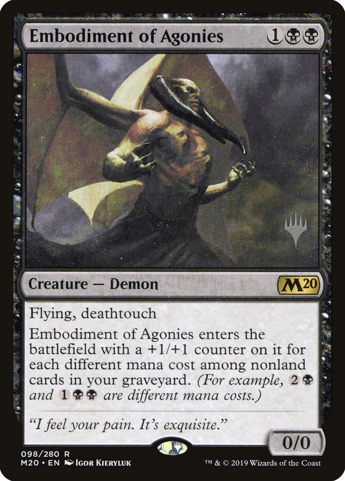 Embodiment of Agonies (Promo Pack) [Core Set 2020 Promo Pack]