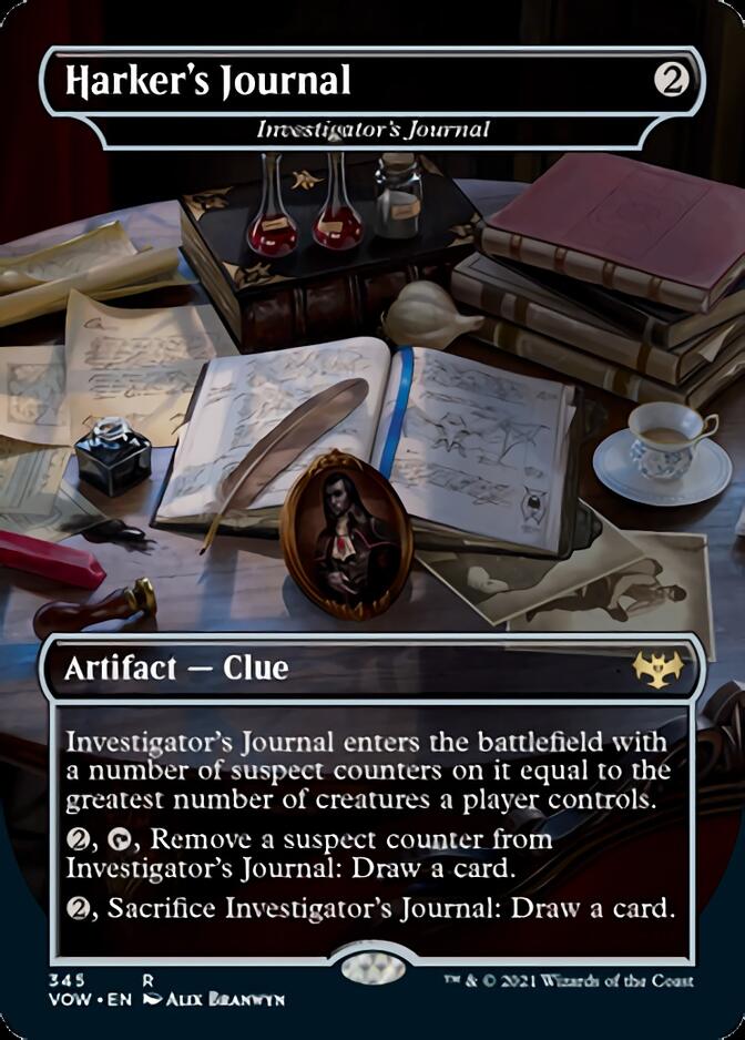 Harker's Journal - Investigator's Journal [Innistrad: Crimson Vow]
