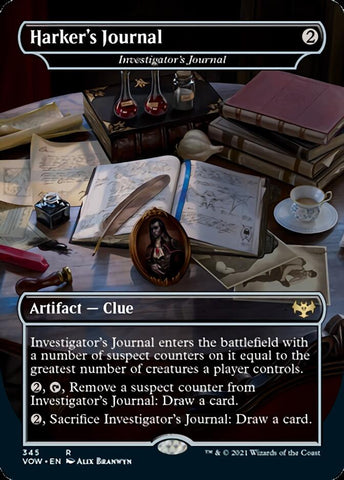 Harker's Journal - Investigator's Journal [Innistrad: Crimson Vow]