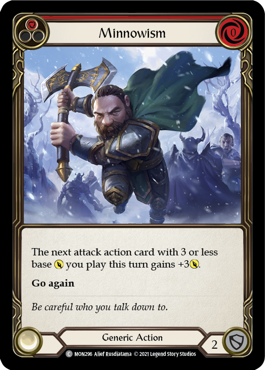 Minnowism (Red) [MON296] (Monarch) 1st Edition Normal
