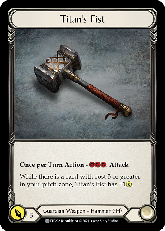 Embodiment of Lightning // Titan's Fist [ELE202] (Tales of Aria) 1st Edition Normal