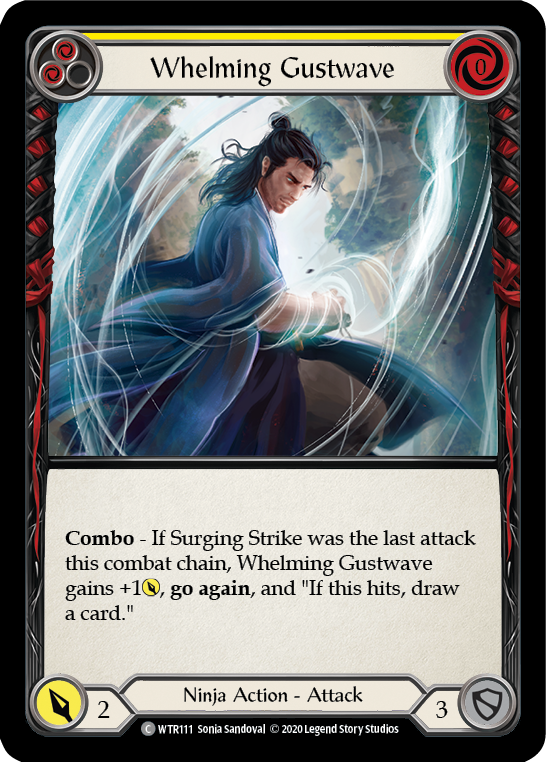 Whelming Gustwave (Yellow) [U-WTR111] (Welcome to Rathe Unlimited) Unlimited Rainbow Foil