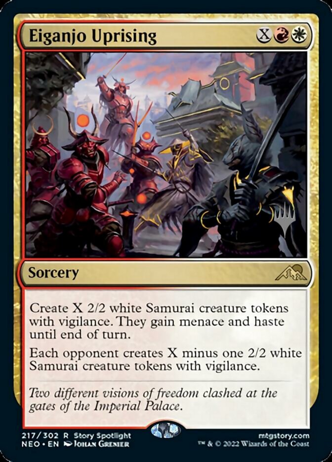 Eiganjo Uprising (Promo Pack) [Kamigawa: Neon Dynasty Promo Pack]