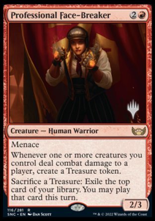 Professional Face-Breaker (Promo Pack) [Streets of New Capenna Promo Pack]