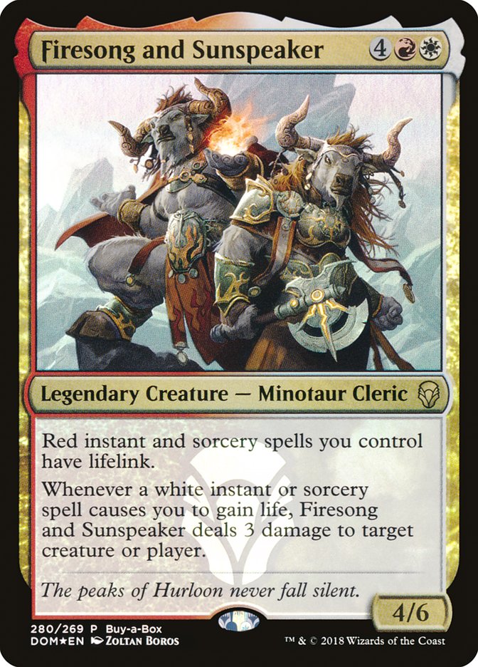 Firesong and Sunspeaker (Buy-A-Box) [Dominaria Promos]