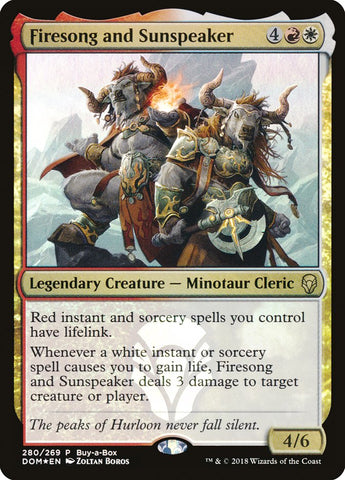 Firesong and Sunspeaker (Buy-A-Box) [Dominaria Promos]