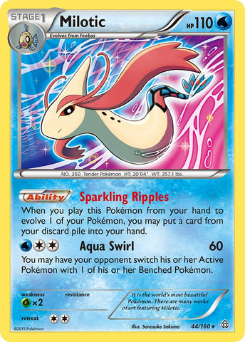 Milotic (44/160) (XY: Primal Clash) [Theme Deck Exclusive]