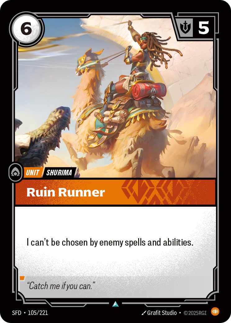 front of card Ruin Runner [Spiritforged] 105/221