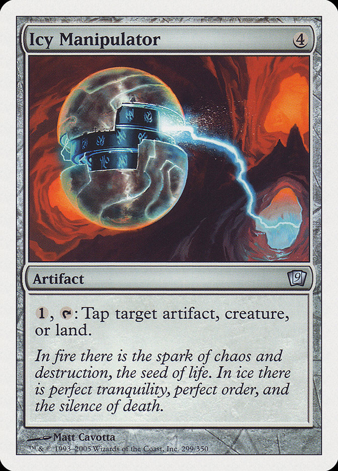 (Oversized) Icy Manipulator (9th Edition) [Oversize Cards]