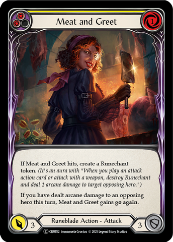 Meat and Greet (Yellow) [U-CRU152] (Crucible of War Unlimited) Unlimited Normal