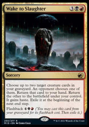 Wake to Slaughter (Promo Pack) [Innistrad: Midnight Hunt Promo Pack]