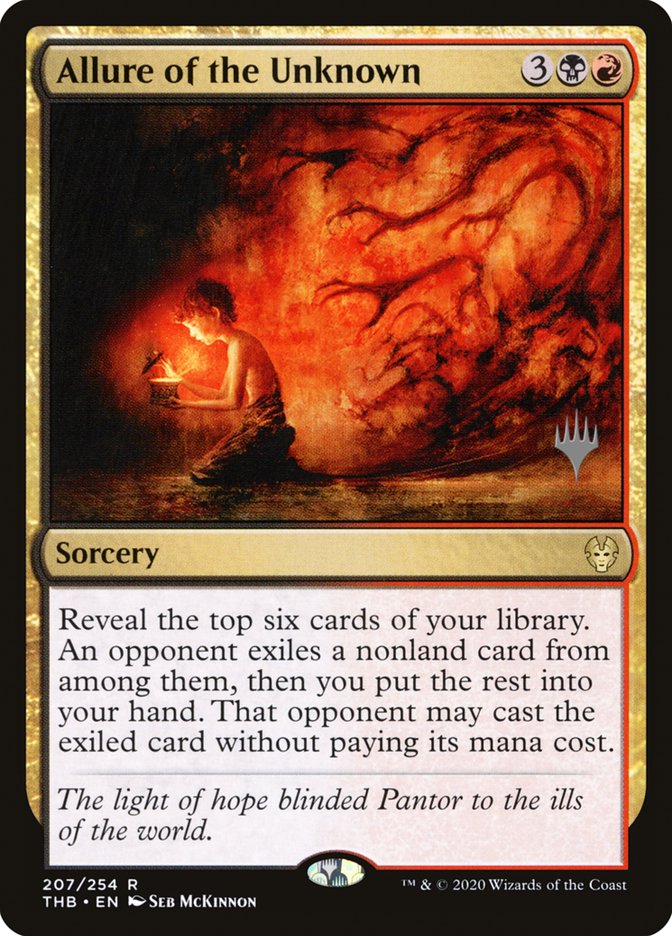 Allure of the Unknown (Promo Pack) [Theros Beyond Death Promo Pack]