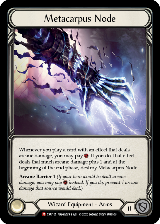Metacarpus Node [CRU161] (Crucible of War) 1st Edition Normal
