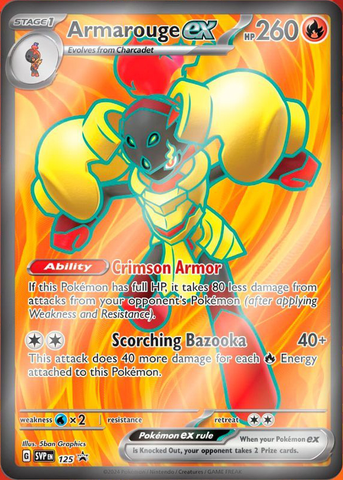 Armarouge ex (SVP125) [Scarlet & Violet: Black Star Promos]