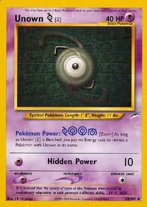 Unown (Z) (60/105) [Neo Destiny Unlimited]