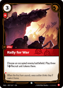 front of card Rally for War [Radiance] 007/167