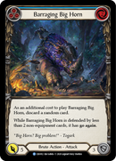Barraging Big Horn (Blue) [CRU012] (Crucible of War) 1st Edition Rainbow Foil