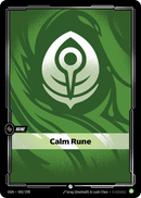 front of card Calm Rune [Origins]
