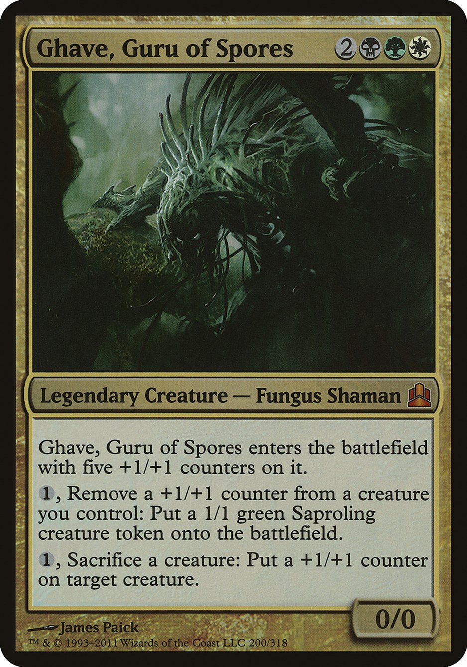 (Oversized) Ghave, Guru of Spores [Commander 2011 Oversized]