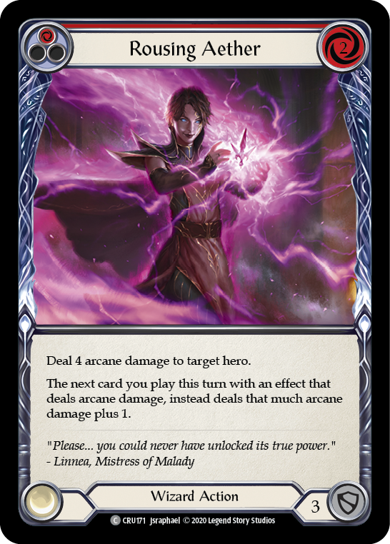 Rousing Aether (Red) [CRU171] (Crucible of War) 1st Edition Normal