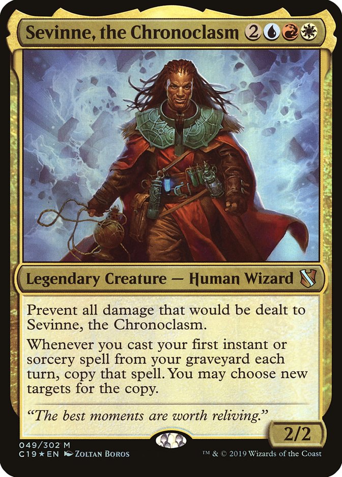 (Oversized) Sevinne, the Chronoclasm [Commander 2019 Oversized]