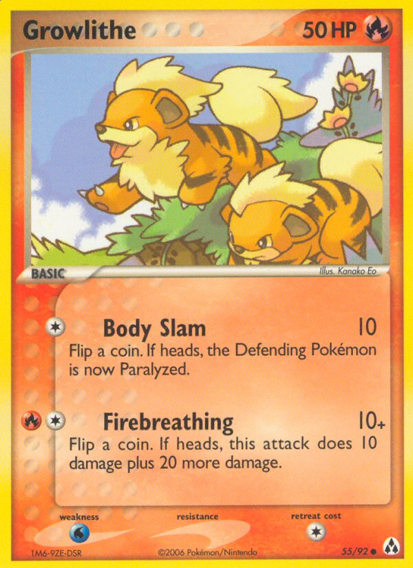 Growlithe (55/92) [EX: Legend Maker] – Fusion Gaming