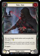 Take Aim (Yellow) [U-ARC055] (Arcane Rising Unlimited) Unlimited Rainbow Foil