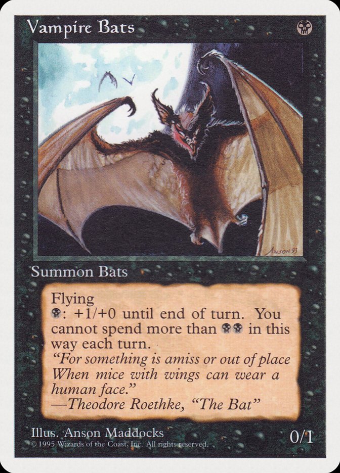 Vampire Bats (1995 Reprint) [Rivals Quick Start Set]