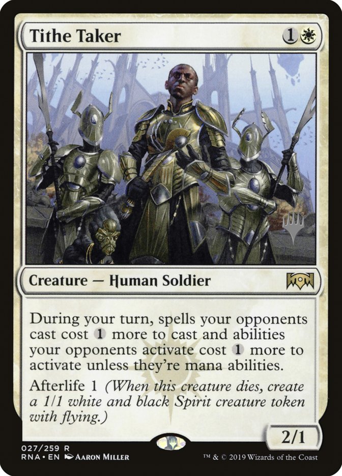Tithe Taker (Promo Pack) [Ravnica Allegiance Promo Pack]
