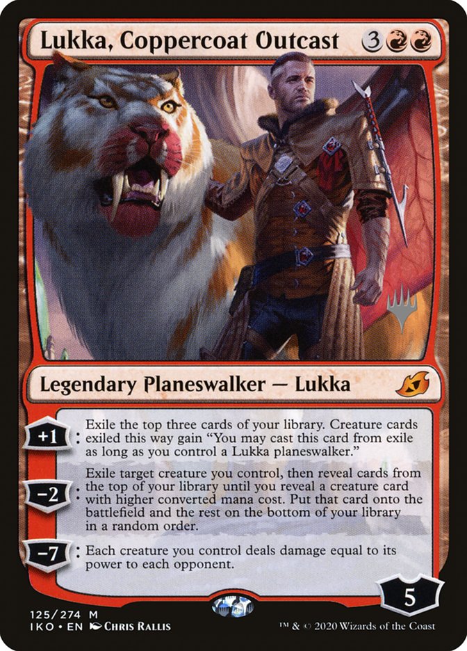 Lukka, Coppercoat Outcast (Promo Pack) [Ikoria: Lair of Behemoths Promo Pack]