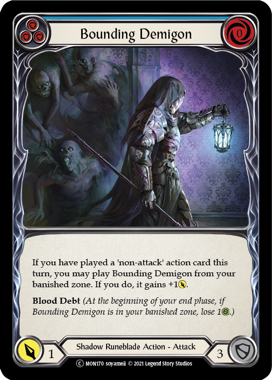 Bounding Demigon (Blue) [U-MON170] (Monarch Unlimited) Unlimited Normal
