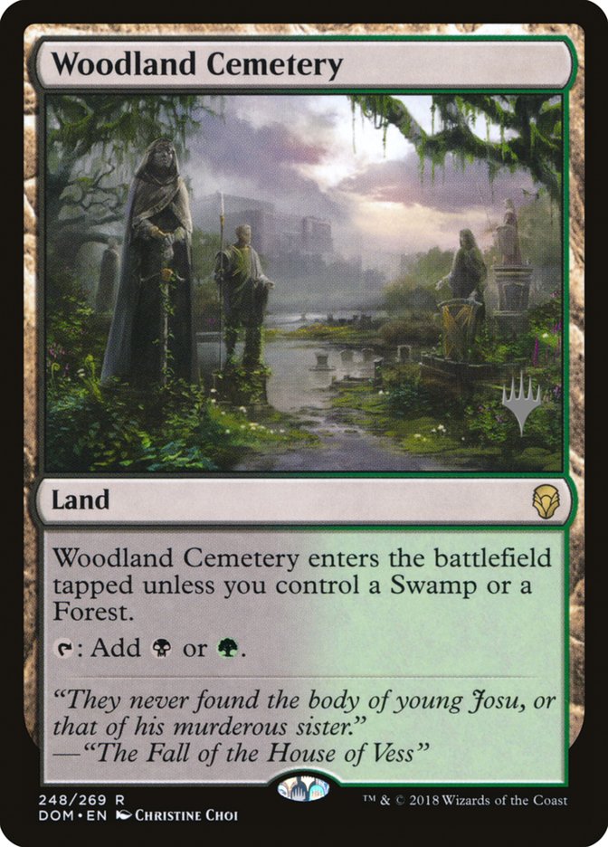 Woodland Cemetery (Promo Pack) [Dominaria Promo Pack]