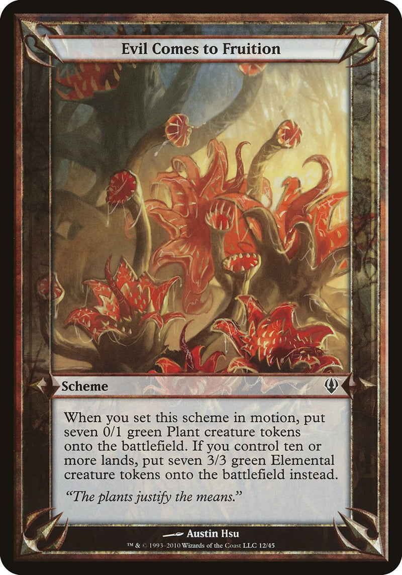 (Oversized Schemes) Evil Comes to Fruition [Archenemy Schemes]