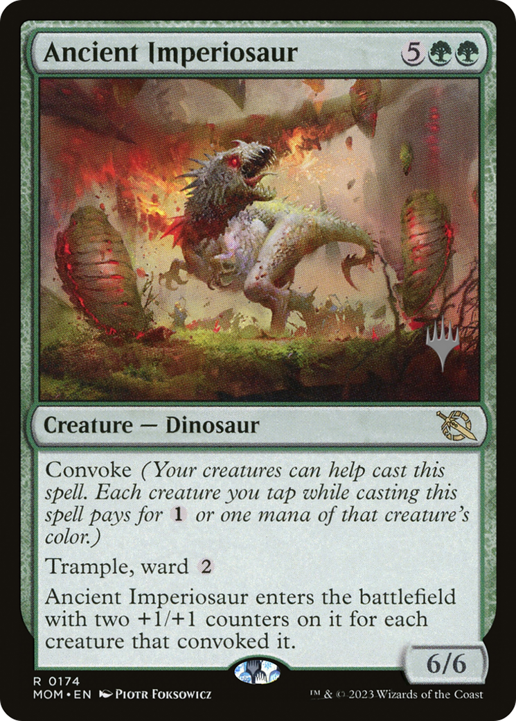 Ancient Imperiosaur (Promo Pack) [March of the Machine Promo Pack]