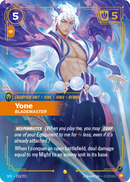 front of card Yone, Blademaster (Overnumbered) [Spiritforged] 233/221