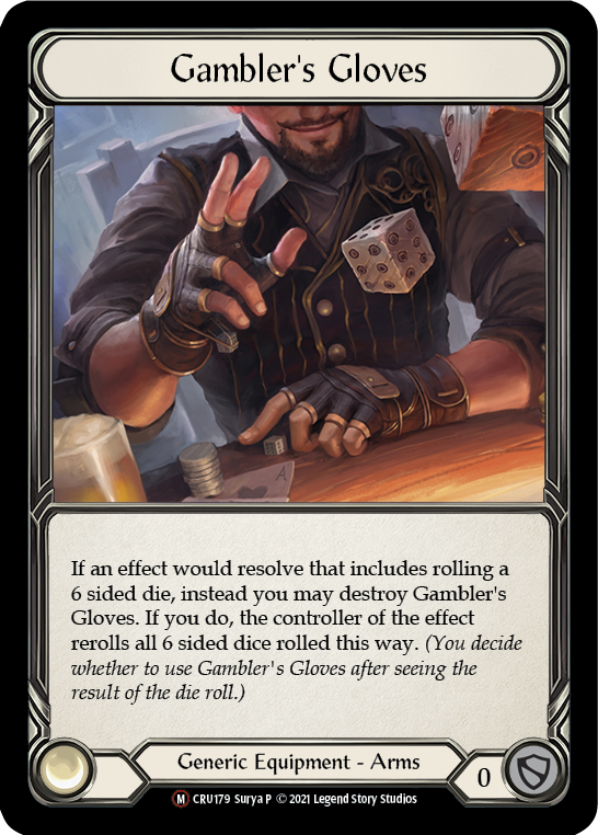Gambler's Gloves [U-CRU179] (Crucible of War Unlimited) Unlimited Normal