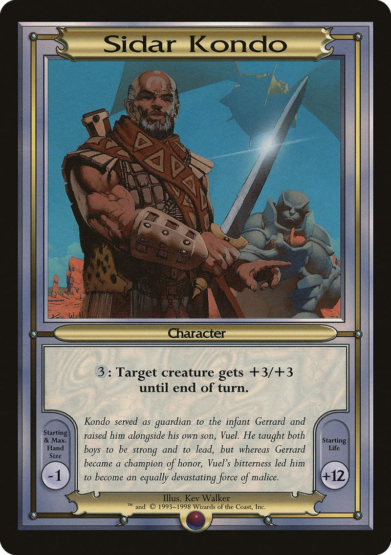 (Oversized Vanguard) Sidar Kondo [Vanguard Series]
