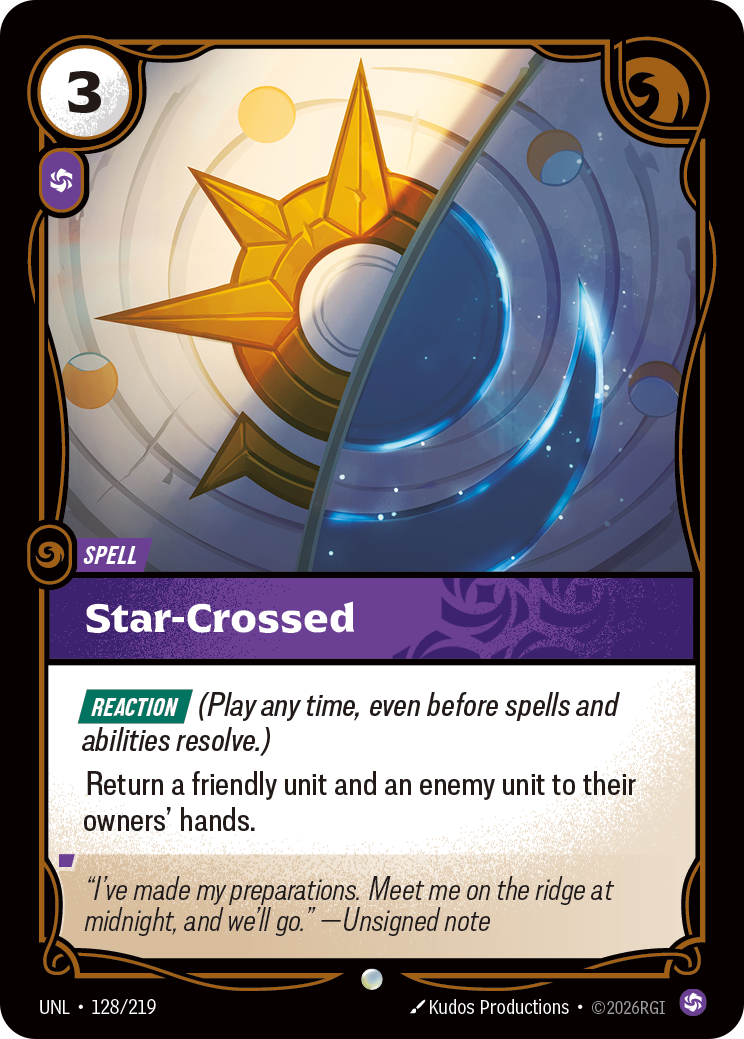 front of card Star-Crossed [Unleashed] 128/219