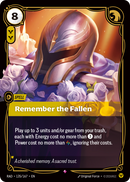 front of card Remember the Fallen [Radiance] 135/167
