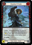 Hundred Winds (Blue) [EVR043] (Everfest) 1st Edition Extended Art Rainbow Foil