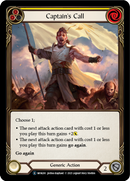 Captain's Call (Yellow) [U-MON261-RF] (Monarch Unlimited) Unlimited Rainbow Foil