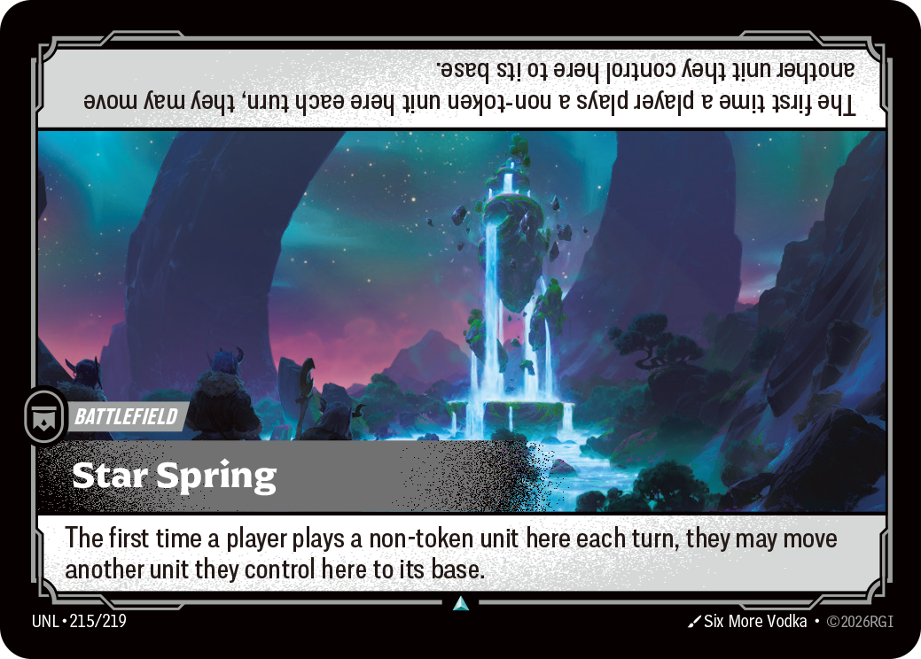 front of card Star Spring [Unleashed] 215/219