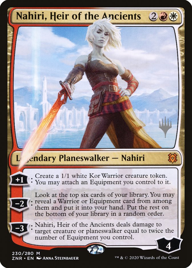 Nahiri, Heir of the Ancients (Promo Pack) [Zendikar Rising Promo Pack]