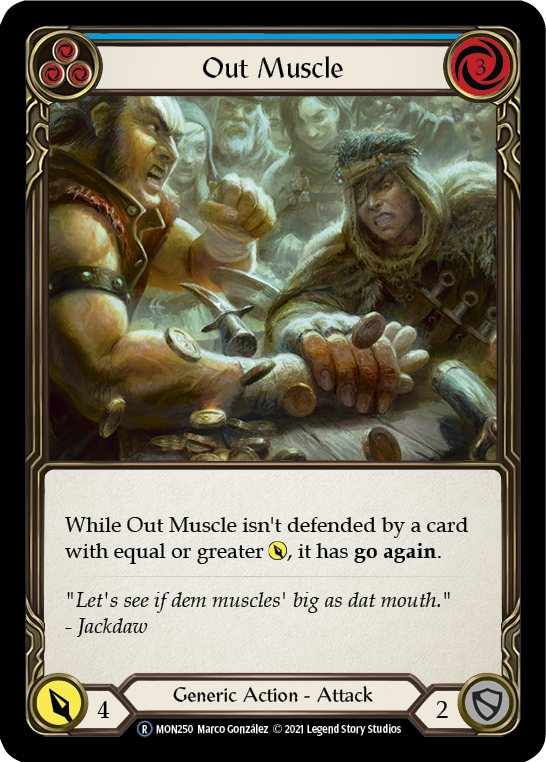Out Muscle (Blue) [U-MON250] (Monarch Unlimited) Unlimited Normal