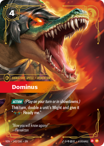 front of card Dominus [Vendetta] 142/166