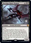 Burning-Rune Demon (Promo Pack) [Kaldheim Promo Pack]