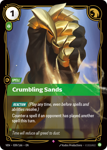front of card Crumbling Sands [Vendetta] 039/166