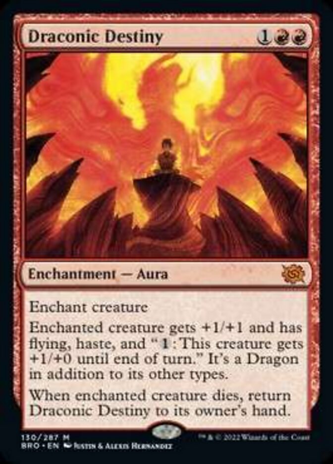 Draconic Destiny (Promo Pack) [The Brothers' War Promo Pack]