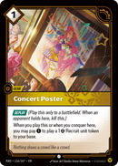 front of card Concert Poster [Radiance] 116/167
