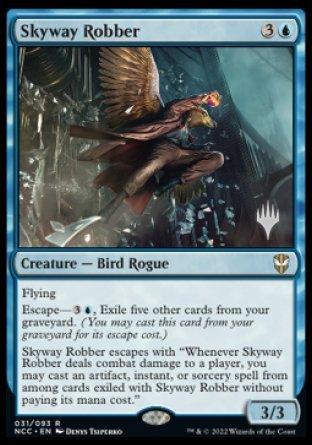 Skyway Robber (Promo Pack) [Streets of New Capenna Commander Promo Pack]